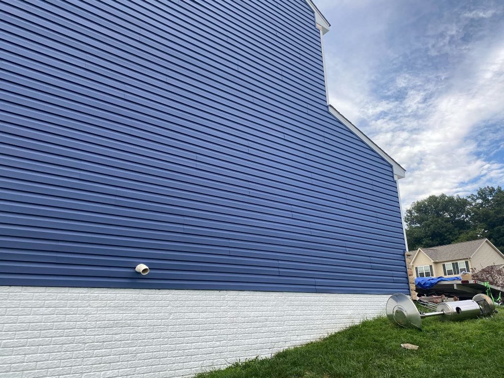 Hanover, PA completed siding installation with vinyl siding