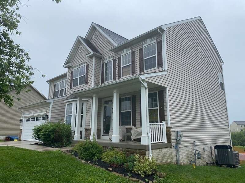 Hanover, PA siding installation, before image